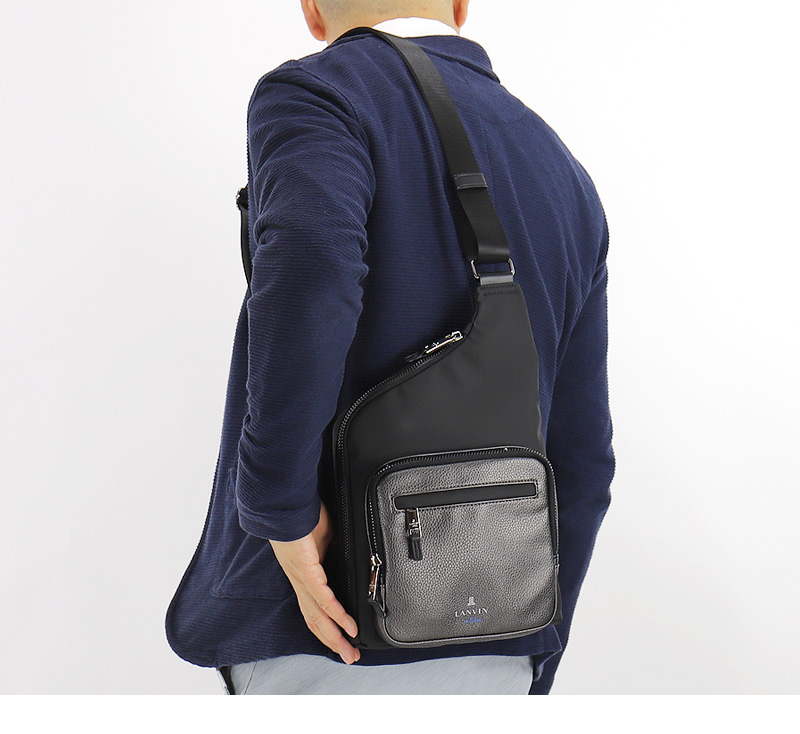 LANVIN en Bleu 限定品 ランバンオンブルー ボディバッグ ドレッセ