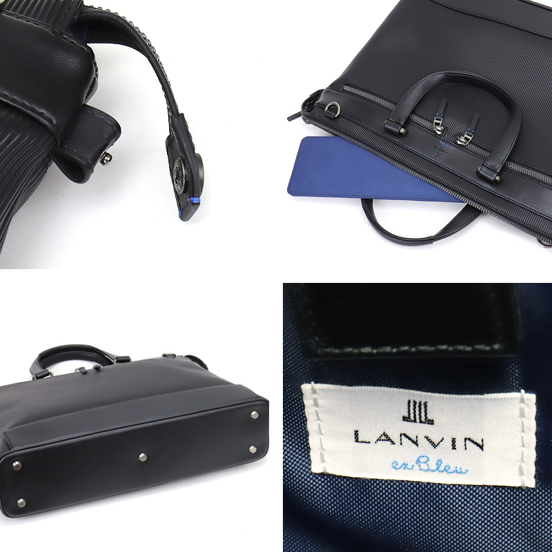 LANVIN en Bleu ランバンオンブルー バンプ ビジネスバッグ