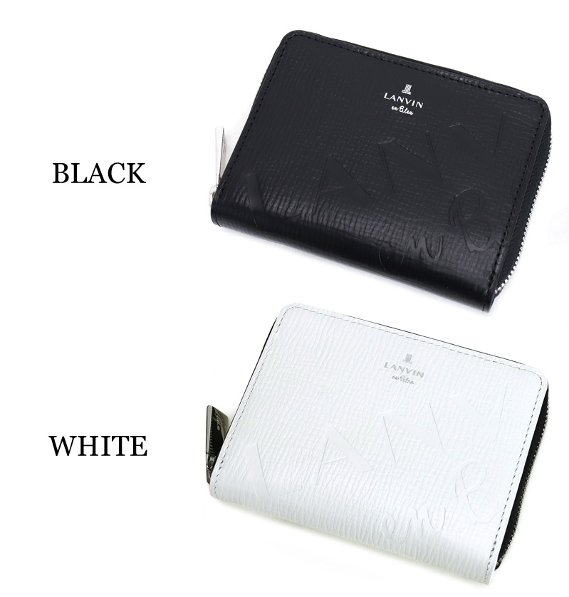 LANVIN en Bleu ランバンオンブルー 二つ折り財布 バトラー小物 ミドル