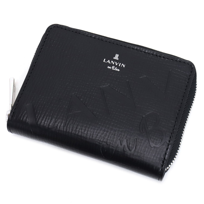 LANVIN en Bleu ランバンオンブルー 二つ折り財布 バトラー小物 ミドル