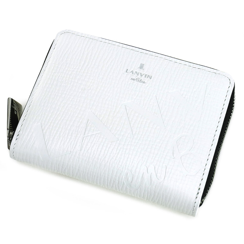 LANVIN en Bleu ランバンオンブルー 二つ折り財布 バトラー小物 ミドル
