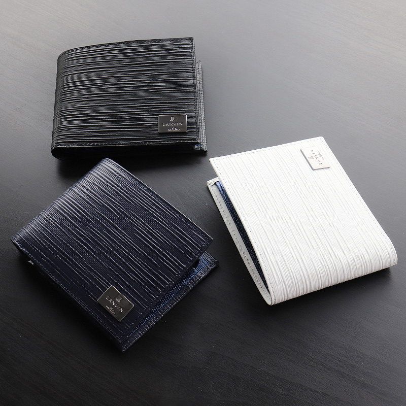 LANVIN en Bleu ランバンオンブルー アドニス小物 二つ折り財布 小銭