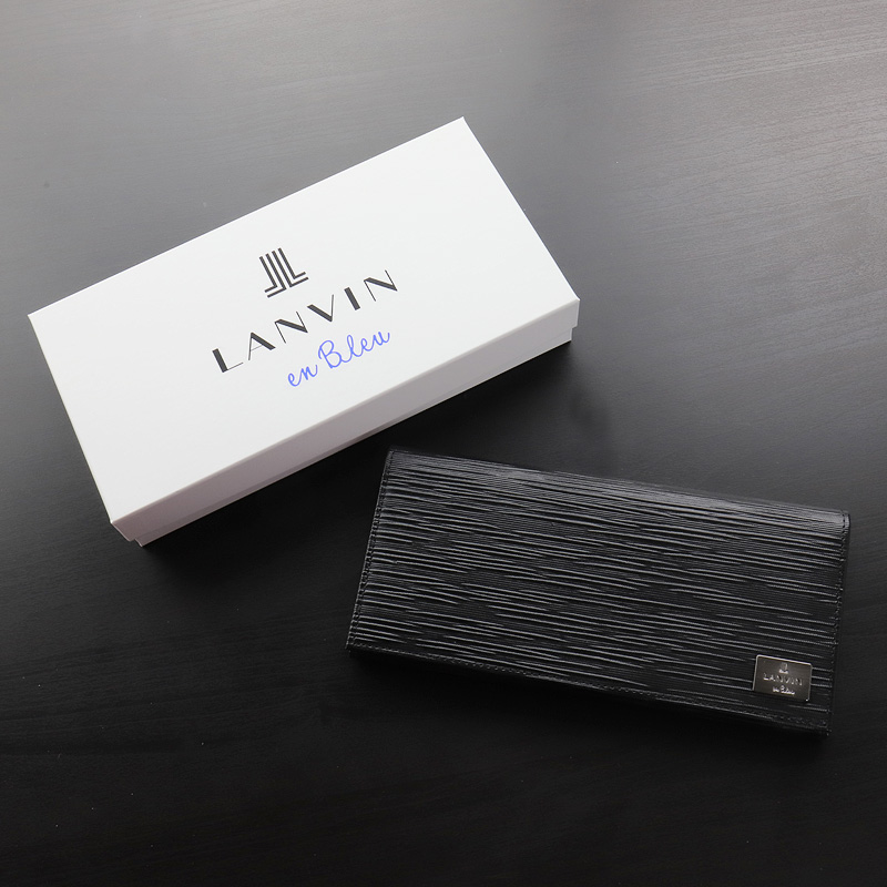 LANVIN en Bleu ランバンオンブルー アドニス小物 長財布 小銭入れあり