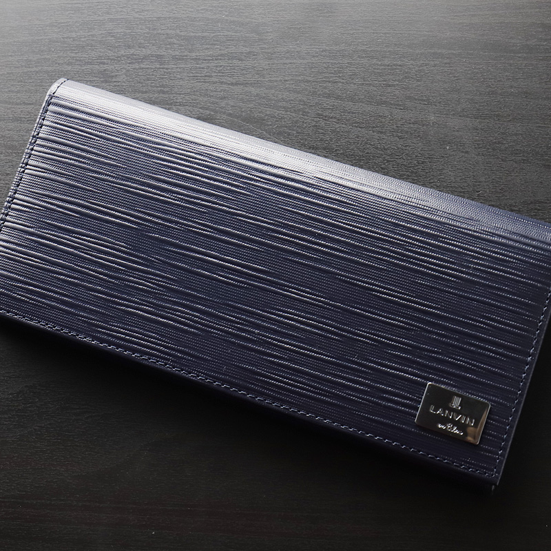LANVIN en Bleu ランバンオンブルー アドニス小物 長財布 小銭入れあり