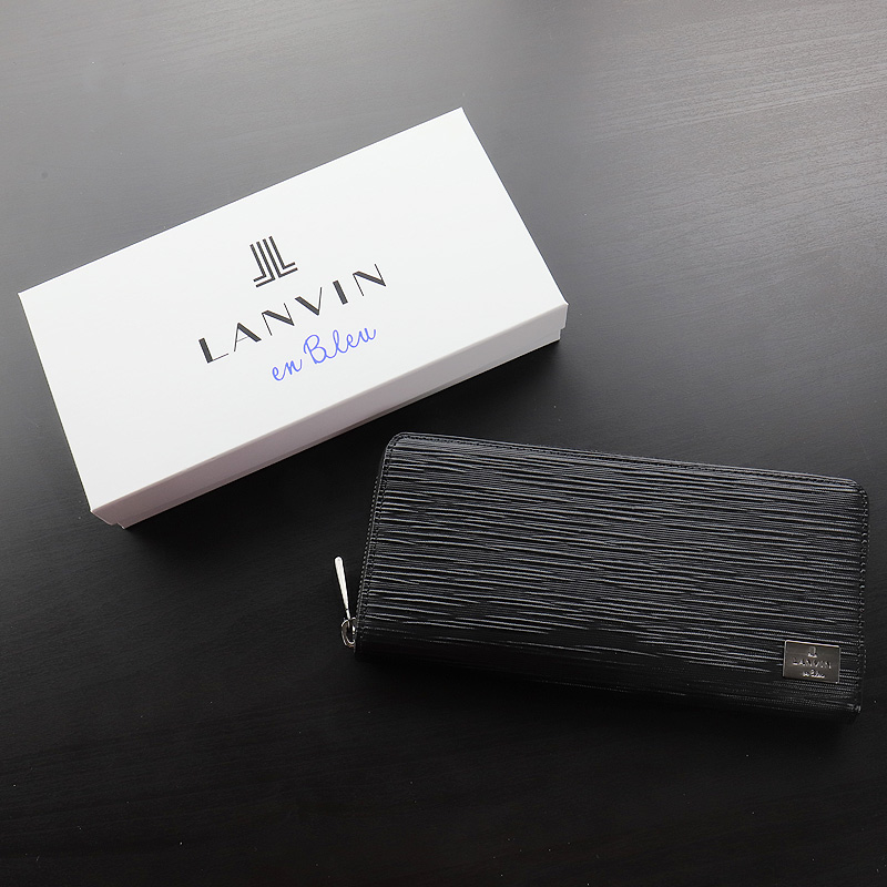 LANVIN en Bleu ランバンオンブルー アドニス小物 ラウンドファスナー