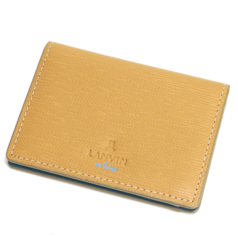 LANVIN en Bleu ランバンオンブルー スタンパ パスケース 定期入れ