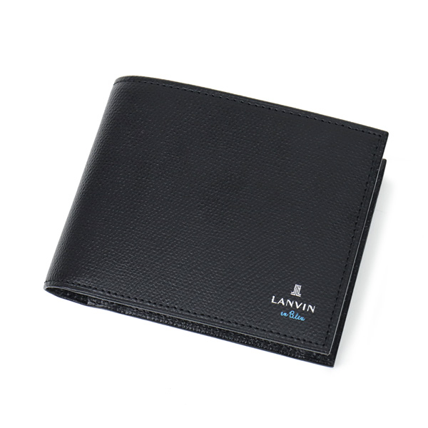 新品 定価19,800円 LANVIN ランバンオンブルー 二つ折り財布 牛革 LANVIN en Bleu 二つ折り財布 ランバン オン ブルー フィズ 財布 二