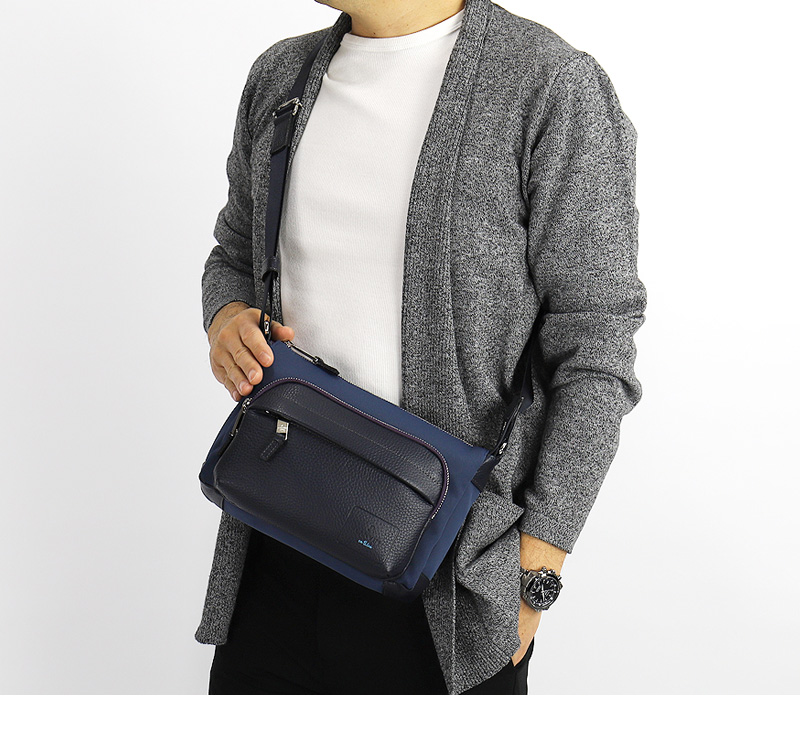 LANVIN en Bleu ランバンオンブルー ミニショルダーバッグ ピケ 斜め