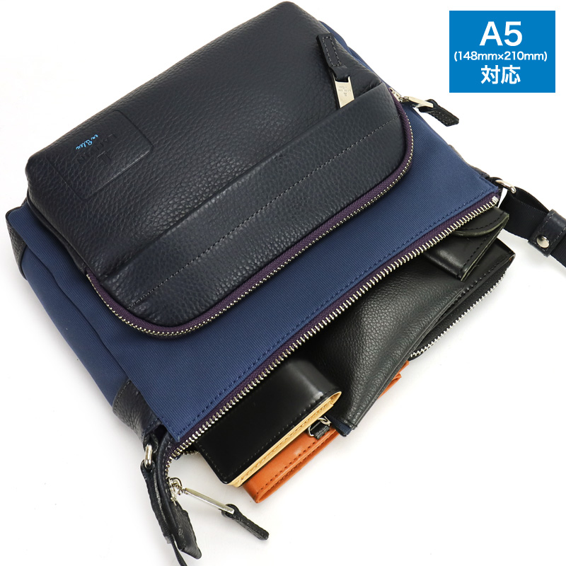 LANVIN en Bleu ランバンオンブルー ミニショルダーバッグ ピケ 斜め