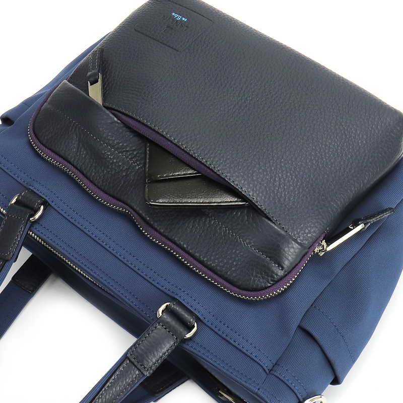 LANVIN en Bleu ランバンオンブルー ドライビングトートバッグ ピケ