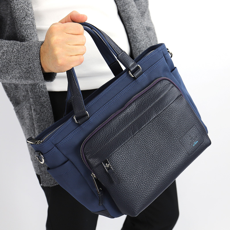LANVIN en Bleu ランバンオンブルー ドライビングトートバッグ ピケ
