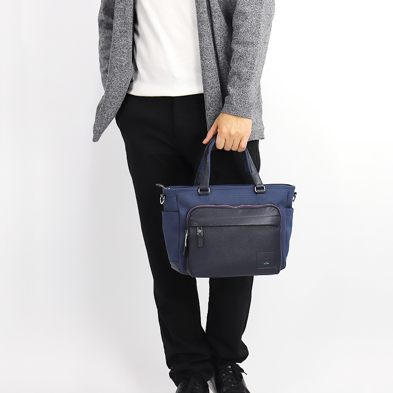 LANVIN en Bleu ランバンオンブルー ドライビングトートバッグ ピケ