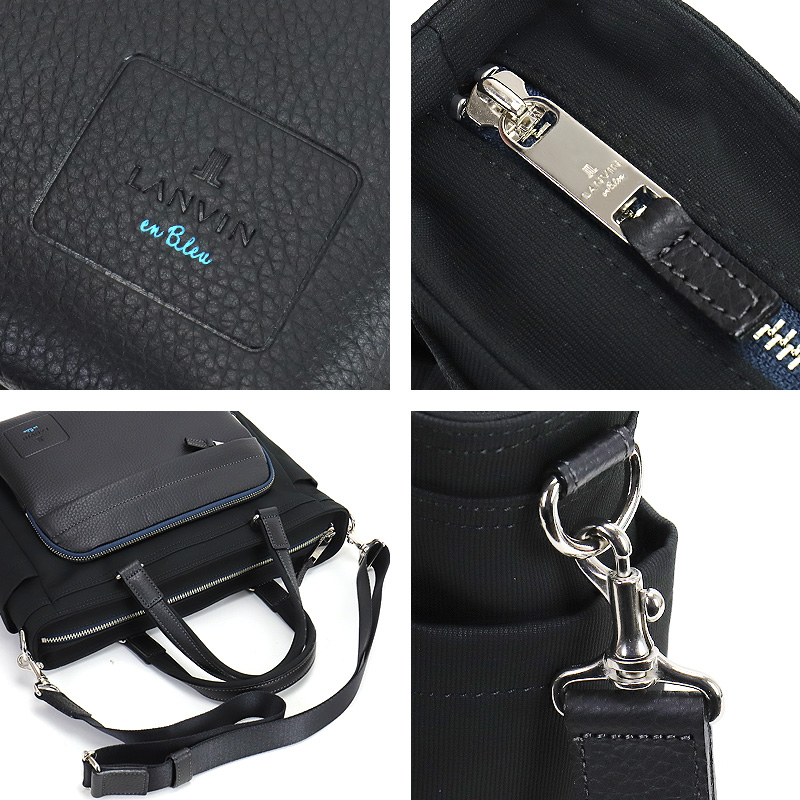 LANVIN en Bleu ランバンオンブルー ドライビングトートバッグ ピケ
