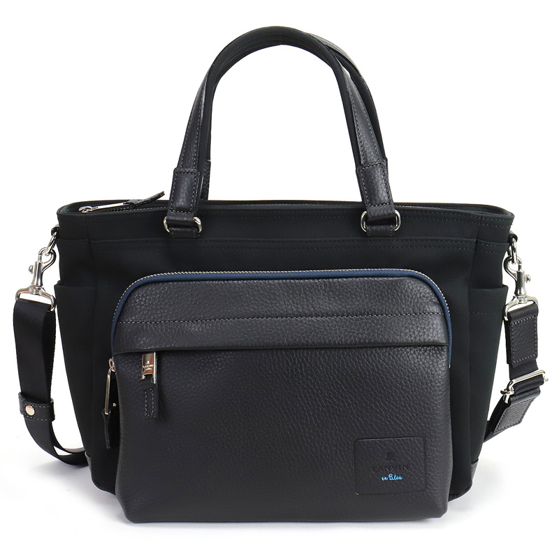 LANVIN en Bleu ランバンオンブルー ドライビングトートバッグ ピケ