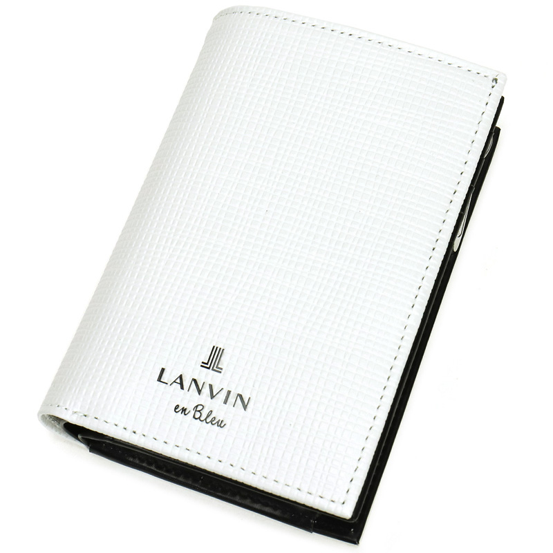 Montezin、LE QUAI、海外版超希少レゾネ、新品額付 LANVIN en Bleu ランバンオンブルー ゼブダ 二つ折り財布 小銭