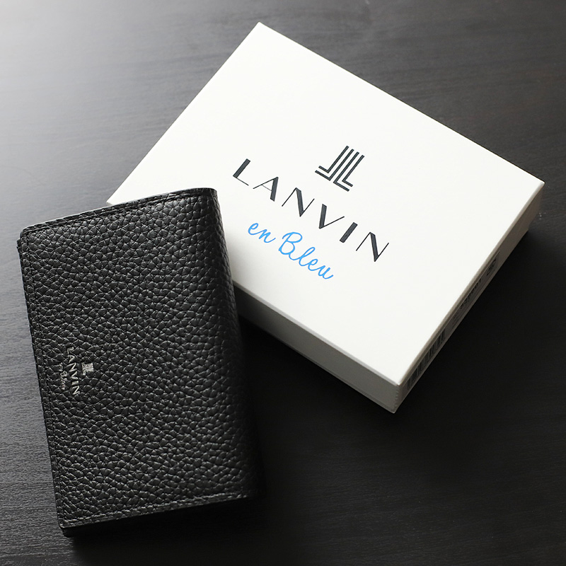 LANVIN en Bleu ランバンオンブルー モル小物 カードケース 名刺入れ