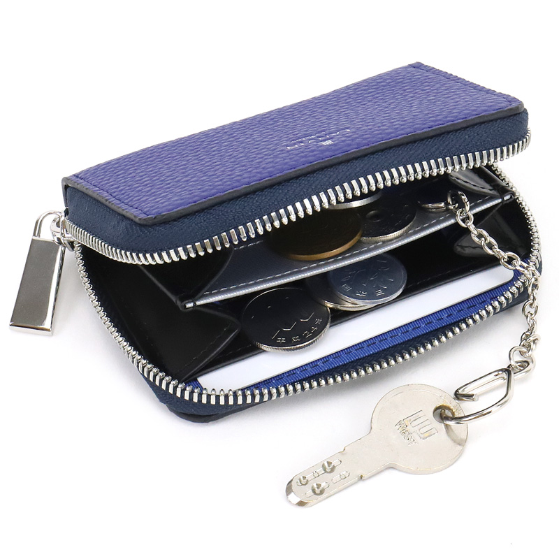 【商品レビューで+5%】ランバン ケース メンズ 革 ランバンオンブルー LANVIN en Bleu モル小物 538602 小銭入れ ラウンドファスナー ミニ財布 カード収納 牛革 本革 レザー ブランド オシャレ カジュアル 人気 財布 さいふ サイフ 革小物 ウォレット 正規品 LANVIN en Bleu ランバンオンブルー モル小物 コインケース 小銭入れ