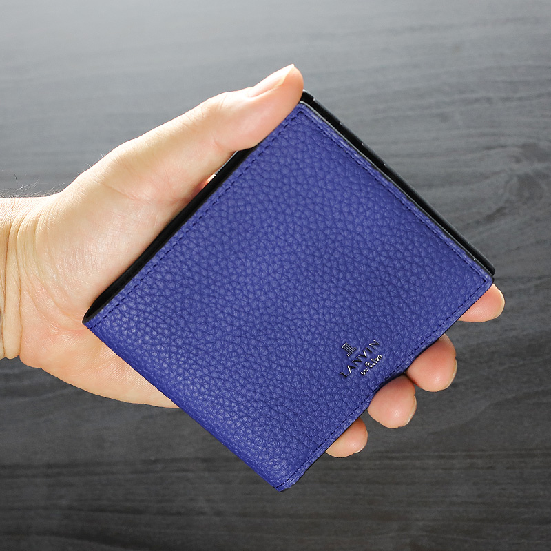 LANVIN en Bleu ランバンオンブルー モル小物 二つ折り財布 小銭入れ