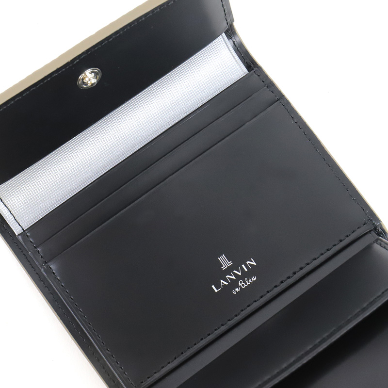 LANVIN en Bleu ランバンオンブルー モル小物 三つ折り財布 札入れ