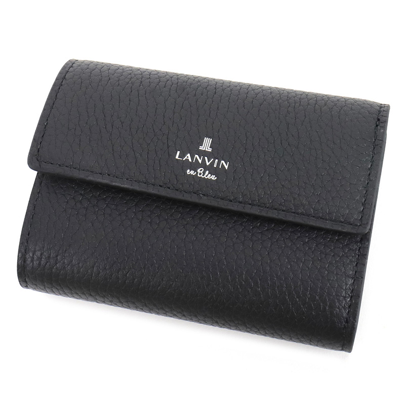 LANVIN en Bleu ランバンオンブルー モル小物 三つ折り財布 札入れ