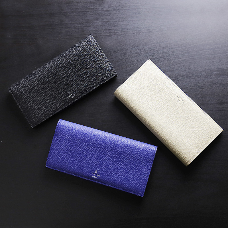 LANVIN en Bleu ランバンオンブルー モル小物 長財布 小銭入れあり