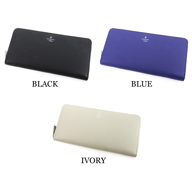 LANVIN en Bleu ランバンオンブルー モル小物 ラウンドファスナー長
