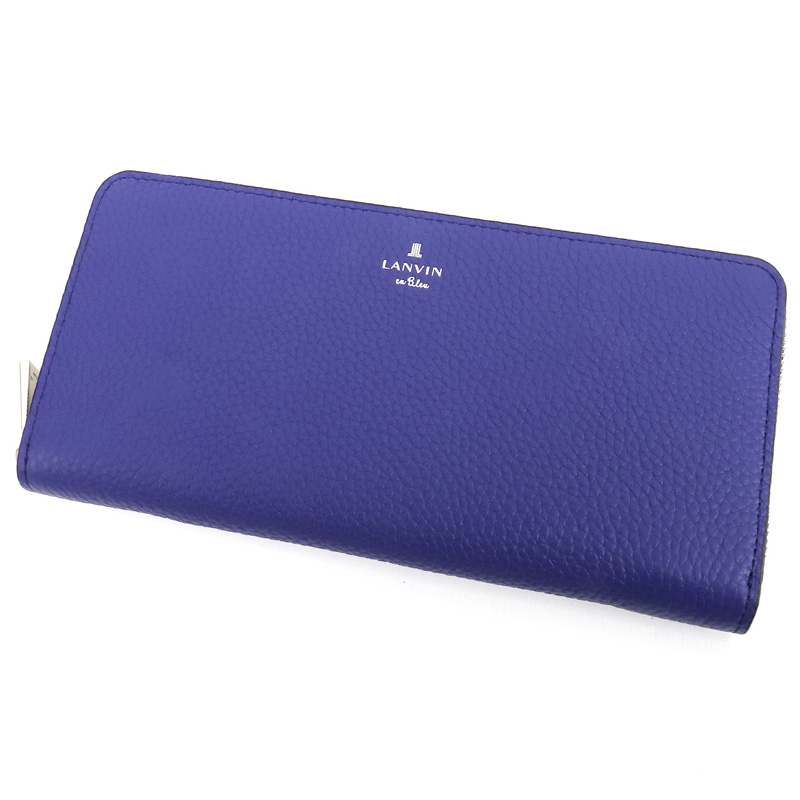 LANVIN en Bleu ランバンオンブルー モル小物 ラウンドファスナー長