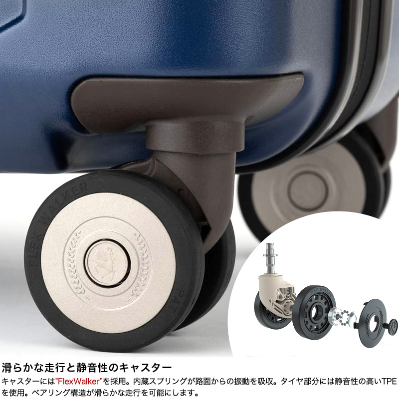 LEGEND WALKER レジェンドウォーカー スーツケース キャリーケース 65L 81L 3泊 4泊 5泊 Mサイズ 5525-60 4輪 フロントオープン TSロック 軽量 大容量 拡張 静音の画像