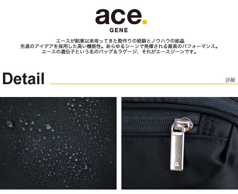 リュック ビジネスリュック 撥水 エースジーン ガジェタブル ace.GENE ACE ビジネスバッグ エース おすすめ A4ファイル ブランド 55532 ノートPC対応 タブレット対応 2WAY 13L A4 通勤