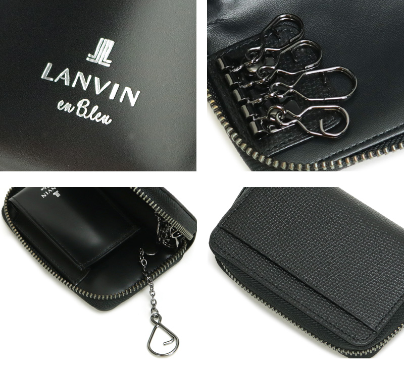 LANVIN en Bleu ランバンオンブルー ハイデ キーケース 4連 LANVIN en Bleu ランバンオンブルー ハイデ キーケース 4連
