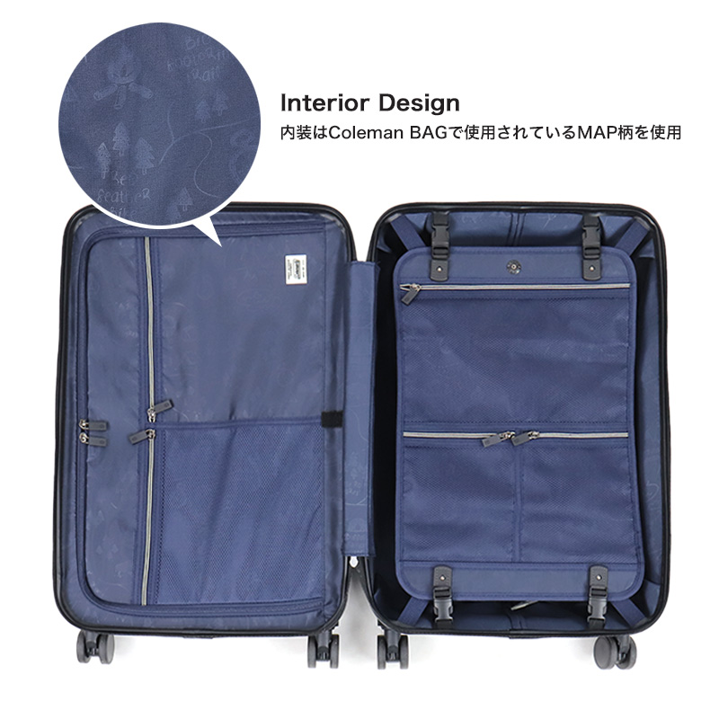 Coleman（コールマン） スーツケース キャリーケース 旅行用かばん 60L