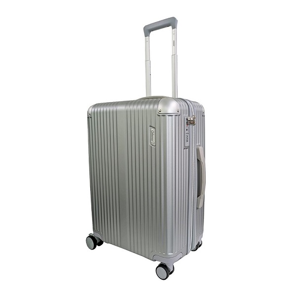 未使用タグ付 Coleman キャリーケース Mサイズ 60L 69L ホワイト Coleman（コールマン） スーツケース キャリーケース 60L 69L 3泊 4泊