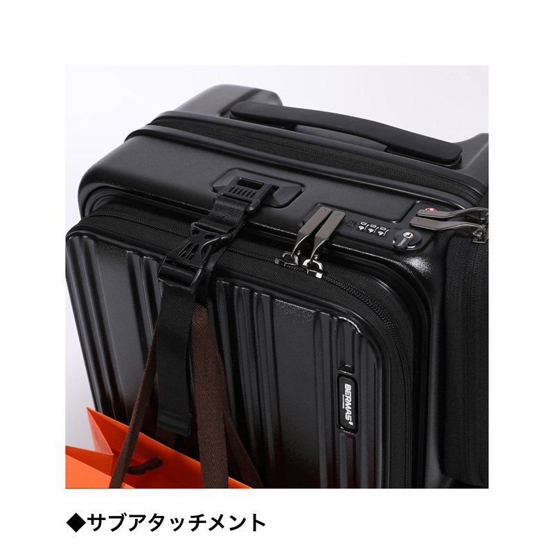 美品！BERMAS ブラックハードシェルキャリーケース BERMAS ブラックハードシェルキャリーケース INTER CITY 新色