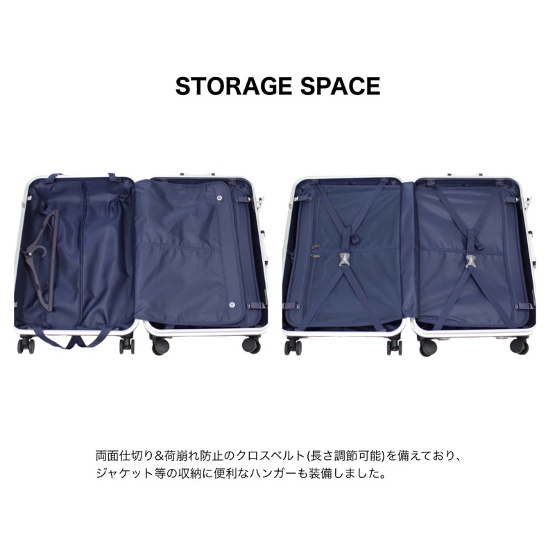 【大型】BERMAS キャリーケース ネイビー BERMAS バーマス スーツケース キャリーケース 64L 61cm 5.0kg 5