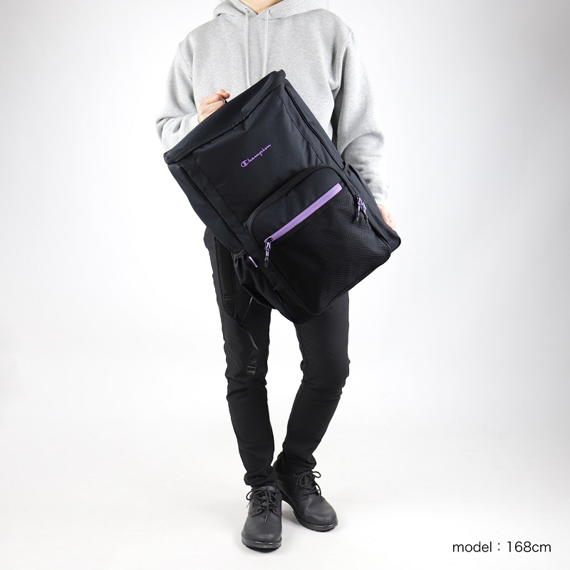 Champion チャンピオン デイパック リュックサック バックパック 37L A4 B4 63963 大容量  PC収納 軽量 ボックスリュック メンズ レディース 学生 高校生 大学生 | Champion | 05