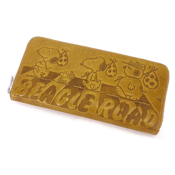 SNOOPY（スヌーピー） BEAGLE ROAD ビーグルロード ラウンドファスナー 