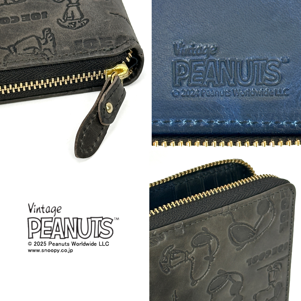 SNOOPY（スヌーピー） PEANUTS SNOOPY JOE COOL 二つ折り財布 折財布