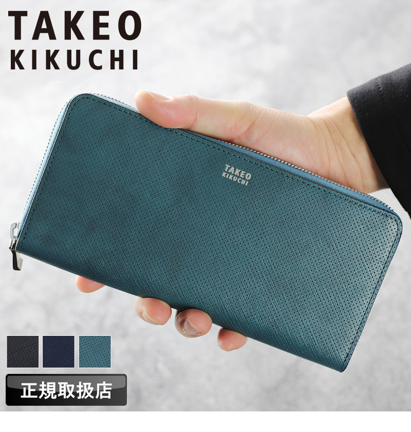 TAKEO KIKUCHI タケオキクチ ラウンドファスナー長財布