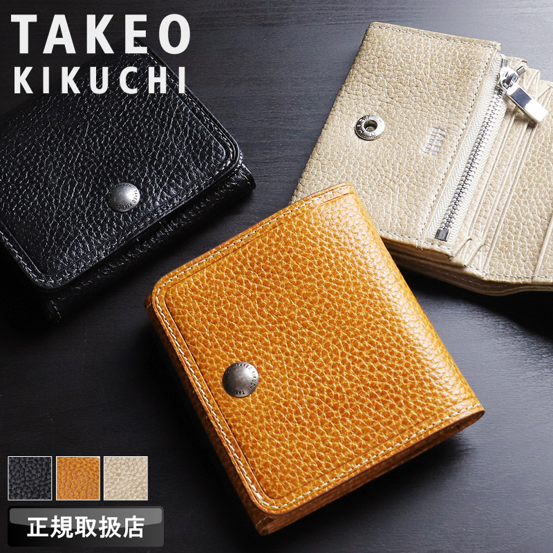 TAKEO KIKUCHI（タケオキクチ） パック小物 二つ折り財布 小銭入れあり