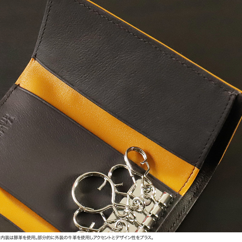 【商品レビューで+5%】タケオキクチ 財布 メンズ ブランド 小銭入れ TAKEO KIKUCHI ピエトロ小物 785611 ケース パスケース 定期入れ マルチケース ミニ財布 IDホルダー 牛革 本革 革 レザー カジュアル オシャレ 人気 さいふ サイフ 革小物 ウォレット 正規品 TAKEO KIKUCHI（タケオキクチ） ピエトロ小物 キーケース 5連 小銭入れ