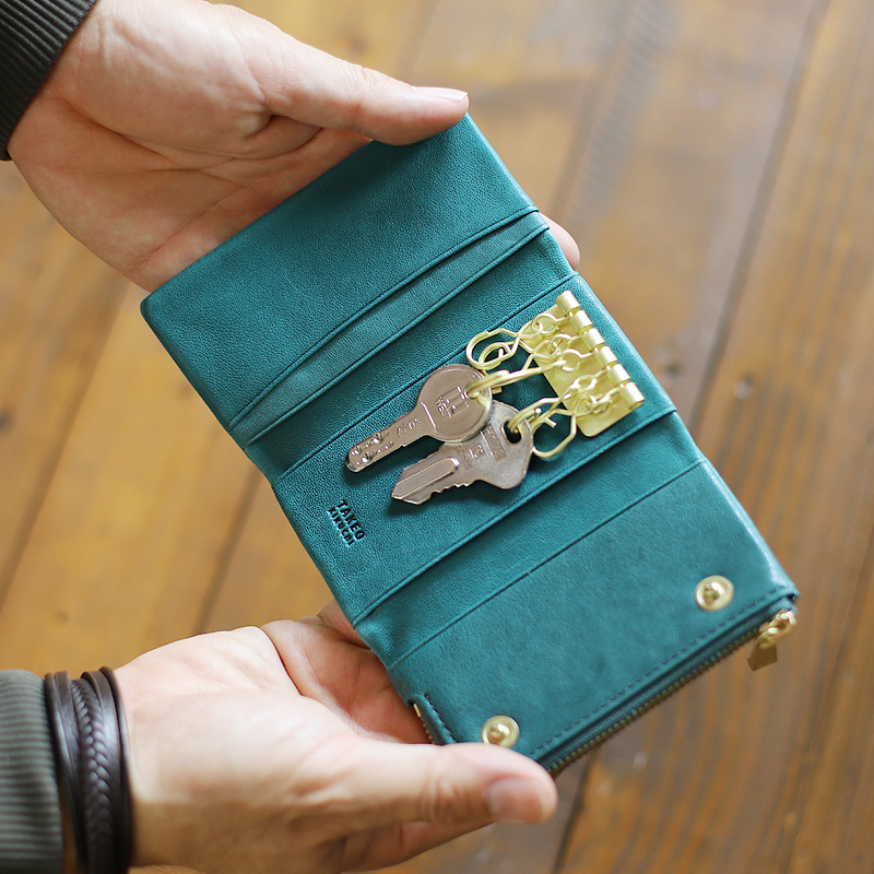 TAKEO KIKUCHI（タケオキクチ） キーケース フィール小物 5連 小銭入れ