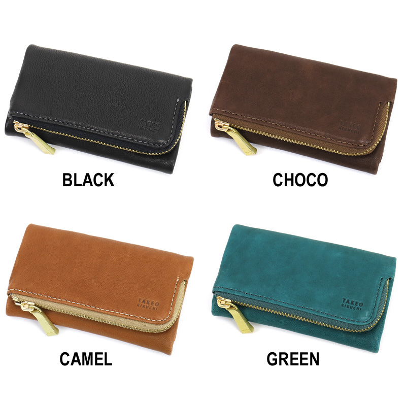 TAKEO KIKUCHI（タケオキクチ） キーケース フィール小物 5連 小銭入れ