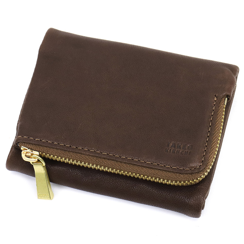 TAKEO KIKUCHI（タケオキクチ） 三つ折り財布 フィール小物 小銭入れ