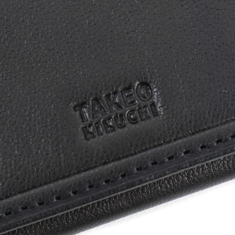【新品未使用】タケオキクチ　アンティーク調レザー カードケース　ブラック TAKEO KIKUCHI（タケオキクチ） 名刺入れ アンティーク調レザー 名刺
