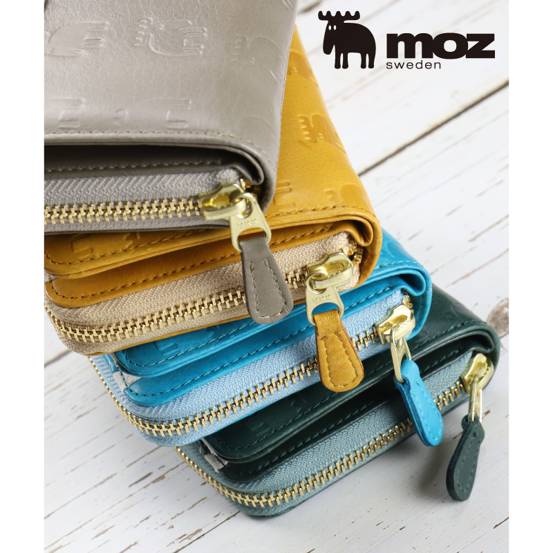 moz（モズ） irregular 二つ折り財布 小銭入れ ミドルウォレット