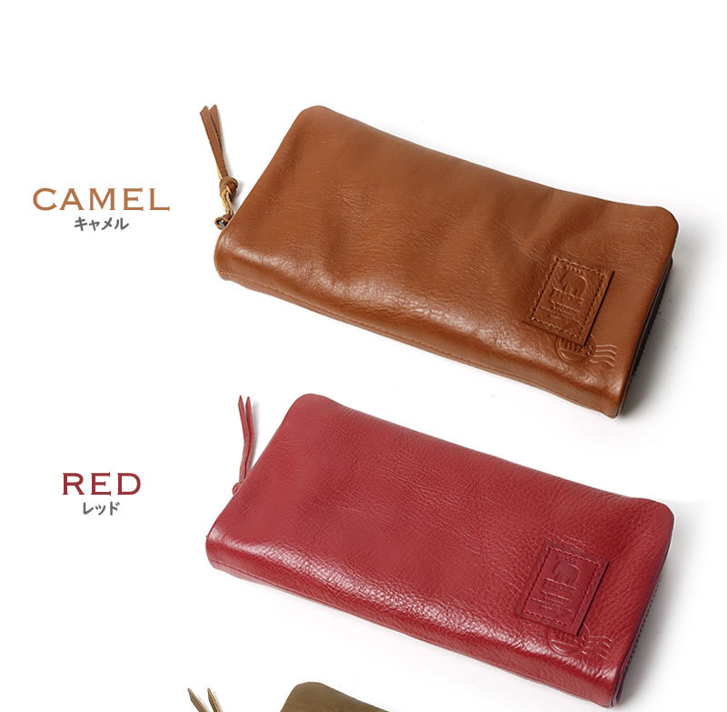 moz モズ Air Mail エアメール ラウンドファスナー長財布 小銭
