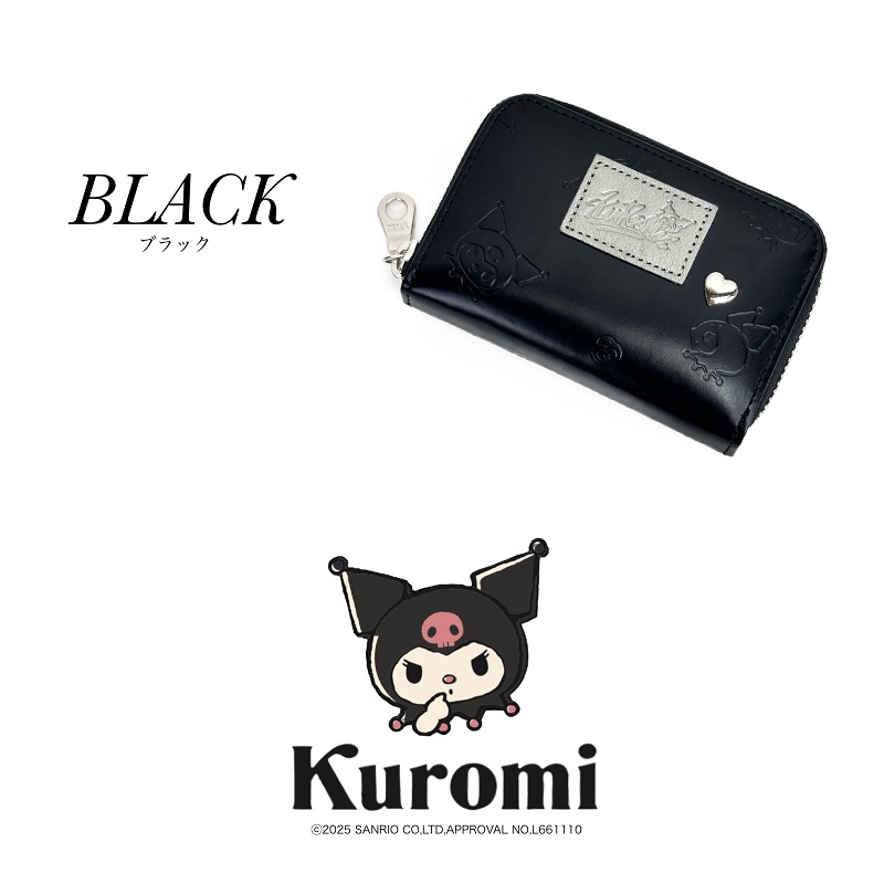 KUROMI クロミ 小銭入れ 財布 コインケース ミニ財布 革財布 軽量