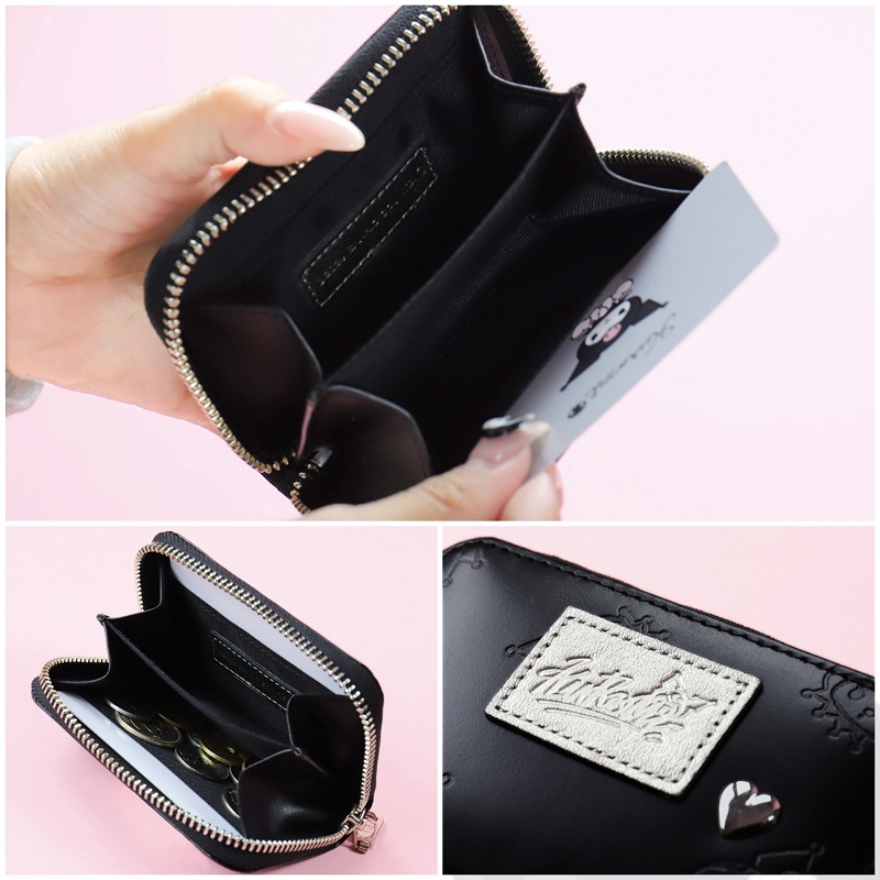 KUROMI クロミ 小銭入れ 財布 コインケース ミニ財布 革財布 軽量