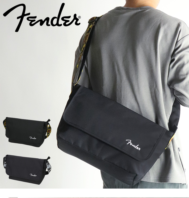 Fender フェンダー ショルダーバッグ メッセンジャーバッグ 斜め Fender フェンダー ショルダーバッグ メッセンジャーバッグ 斜め