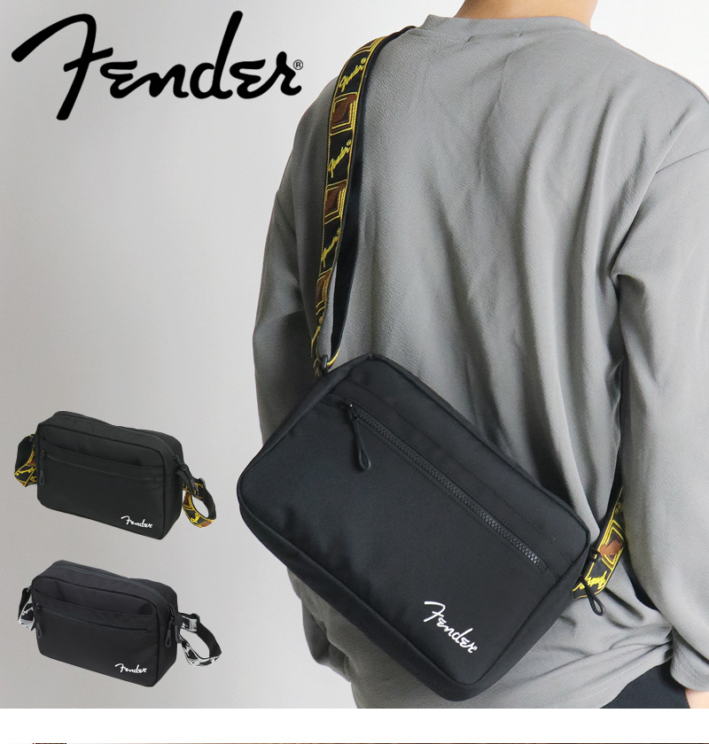 Fender フェンダー ショルダーバッグ 斜め掛けバッグ B5 丈夫 Fender フェンダー ショルダーバッグ 斜め掛けバッグ B5 丈夫